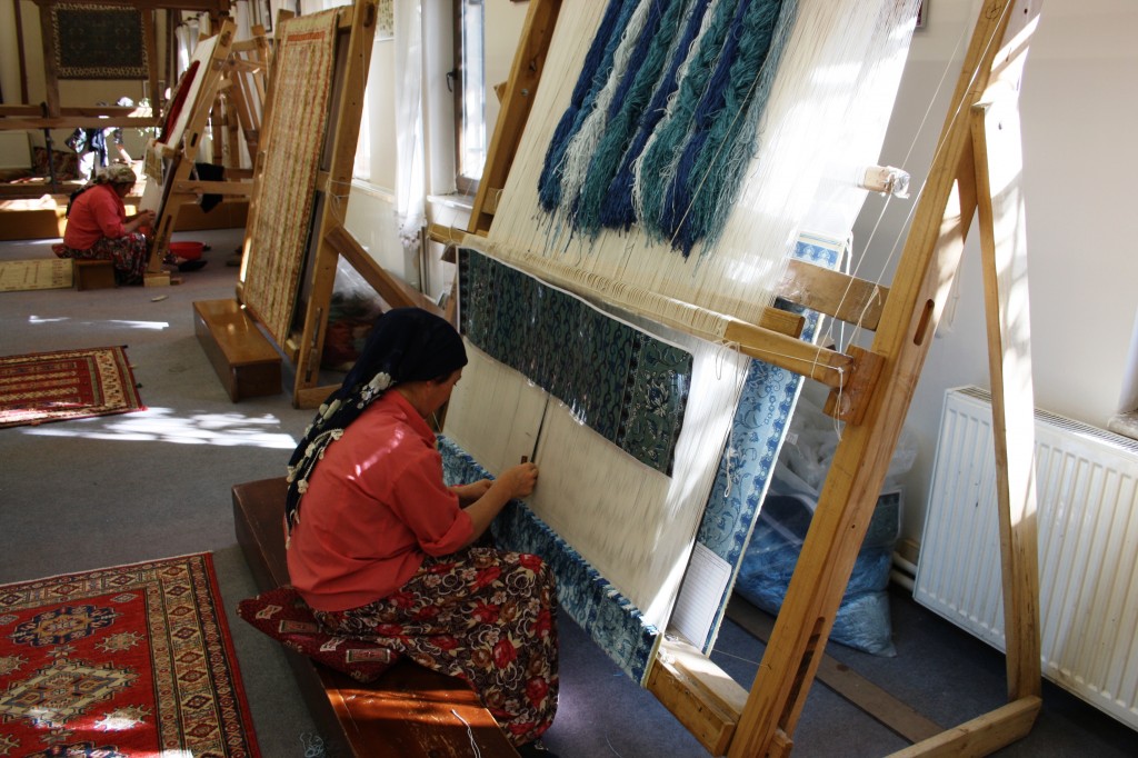 Atelier de tapisserie à Tavas